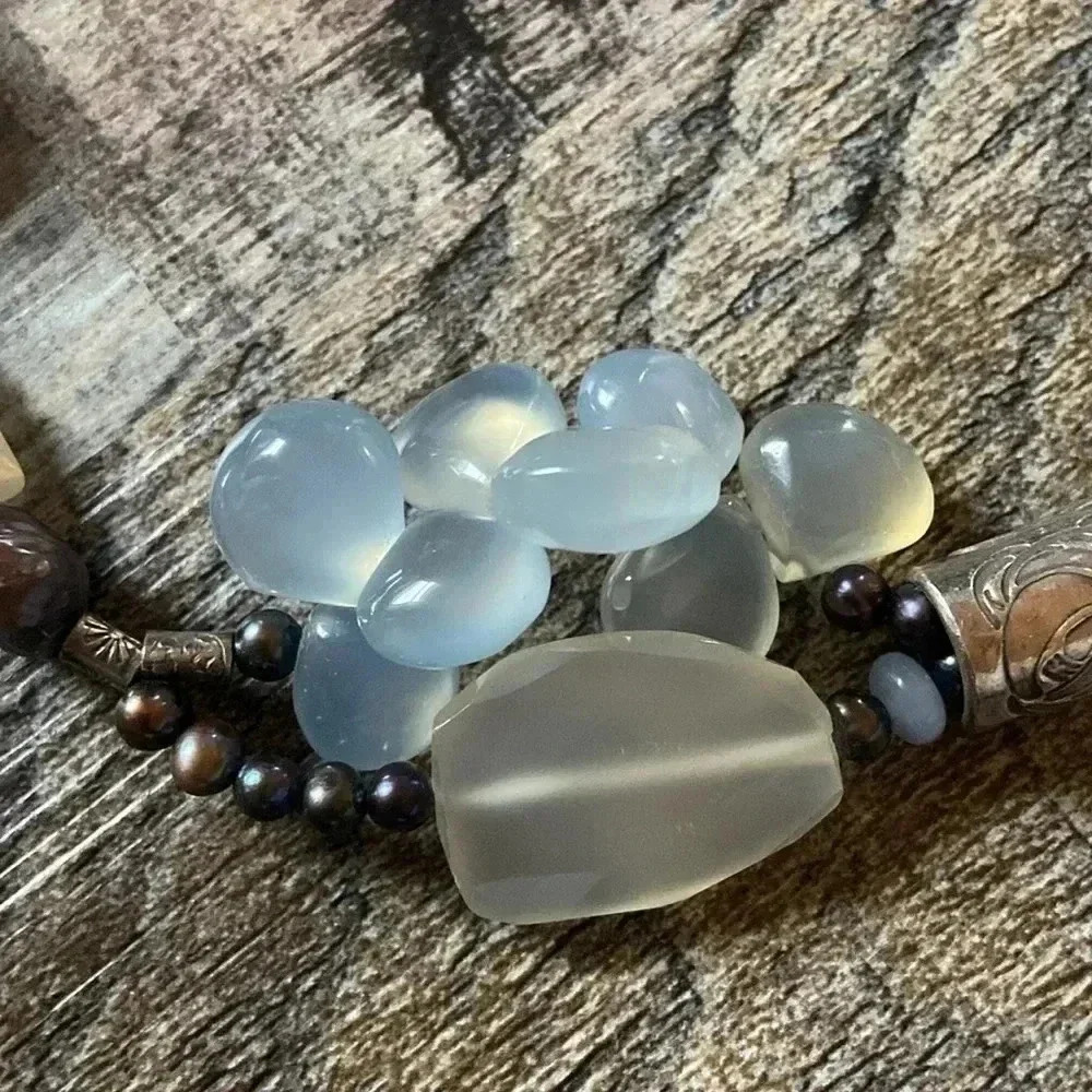 Chunky Bead /  Crystal / Stone Necklace - Picture 4 of 7
